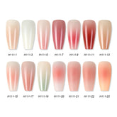 30pcs S M L Size Press On Nails Blooming Ombre Handmade Fake Nails Long Coffin False Artificial Nail Tips home DIY